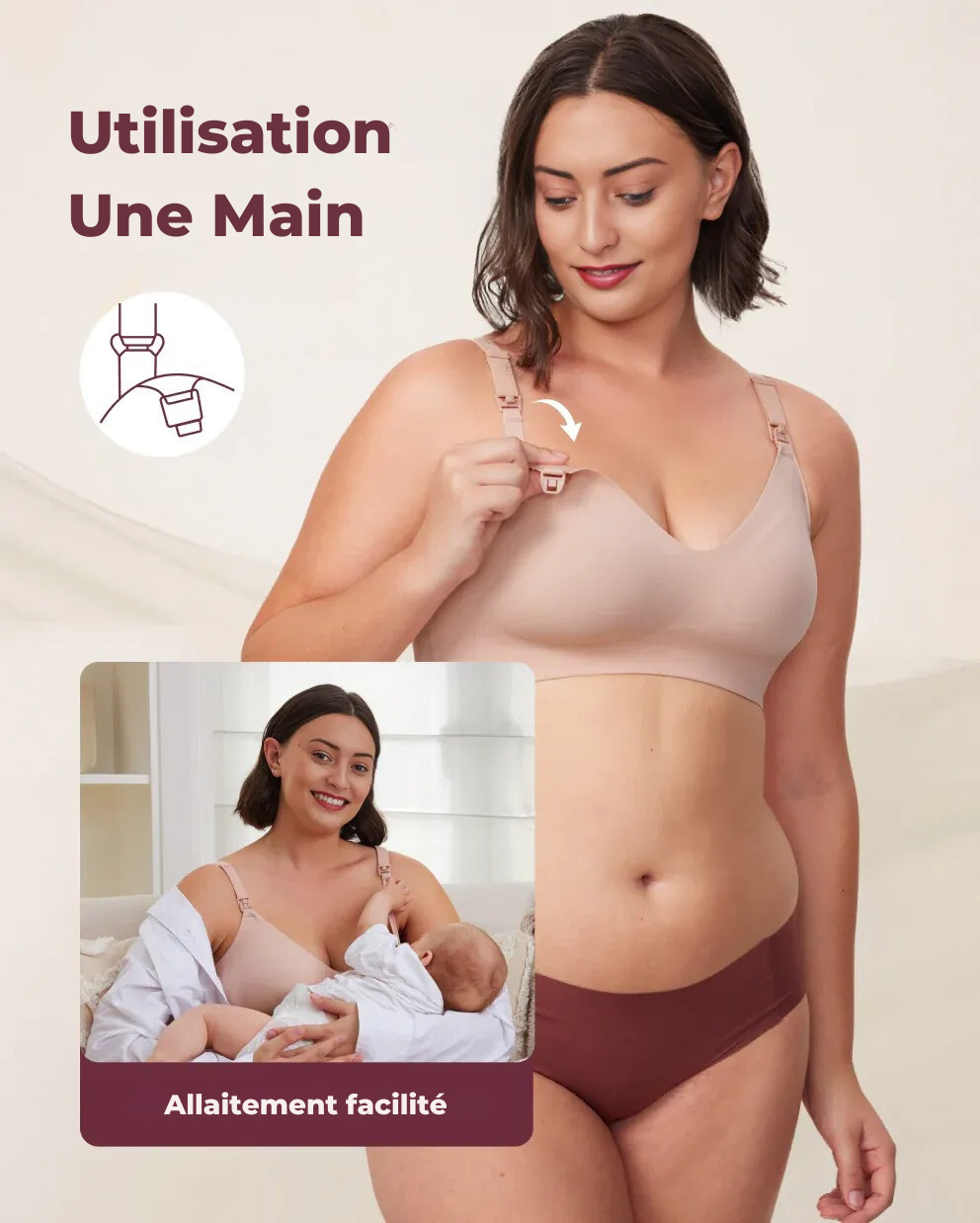 Harmonie - Soutien-gorge d'allaitement de maternité