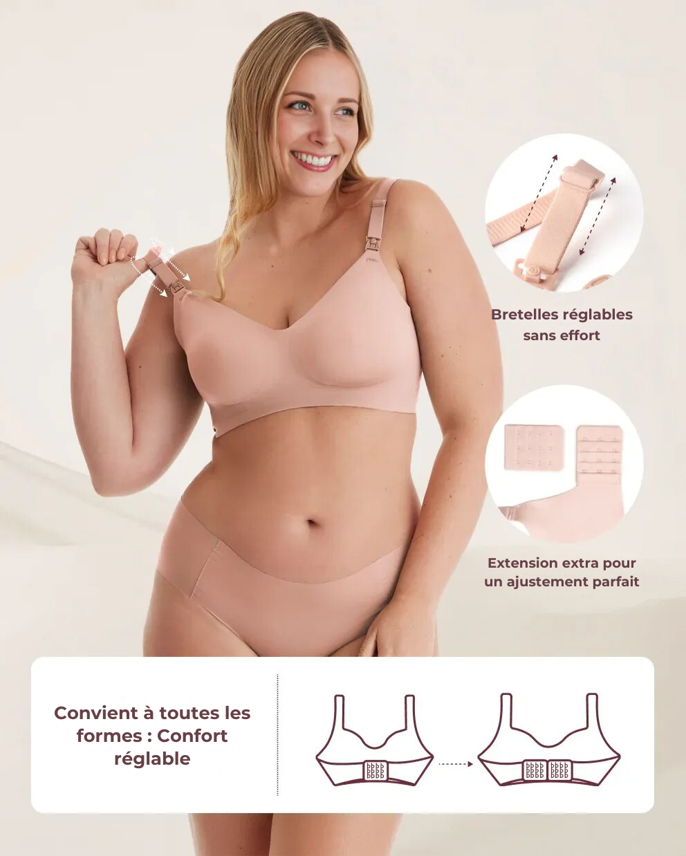 Harmonie - Soutien-gorge d'allaitement de maternité