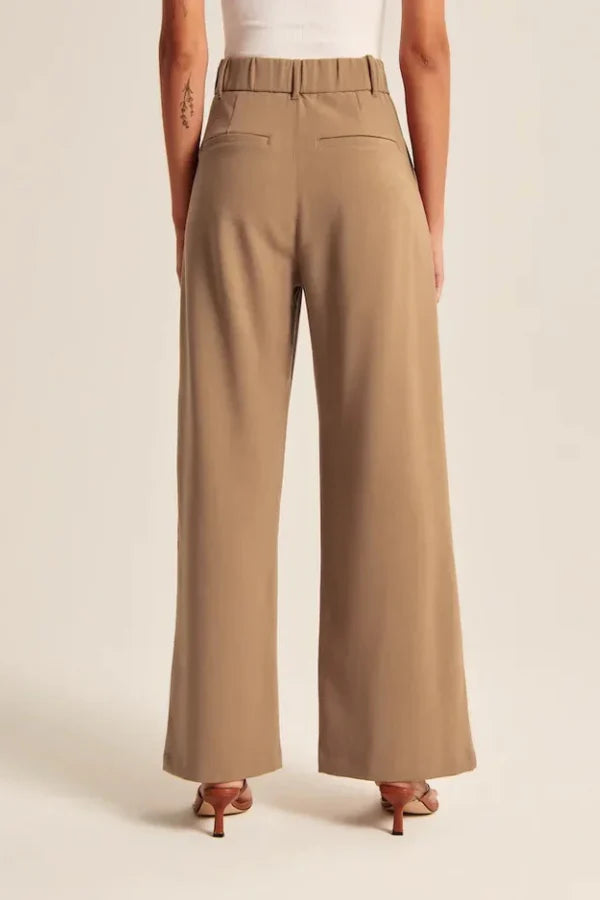 Pantalon de tailleur marron