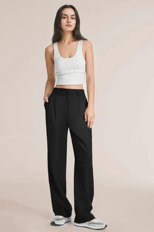 Pantalon de tailleur noir